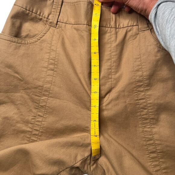 Vince Tan Wide Leg Khaki Pants - Size 10 - Picture 8 of 14